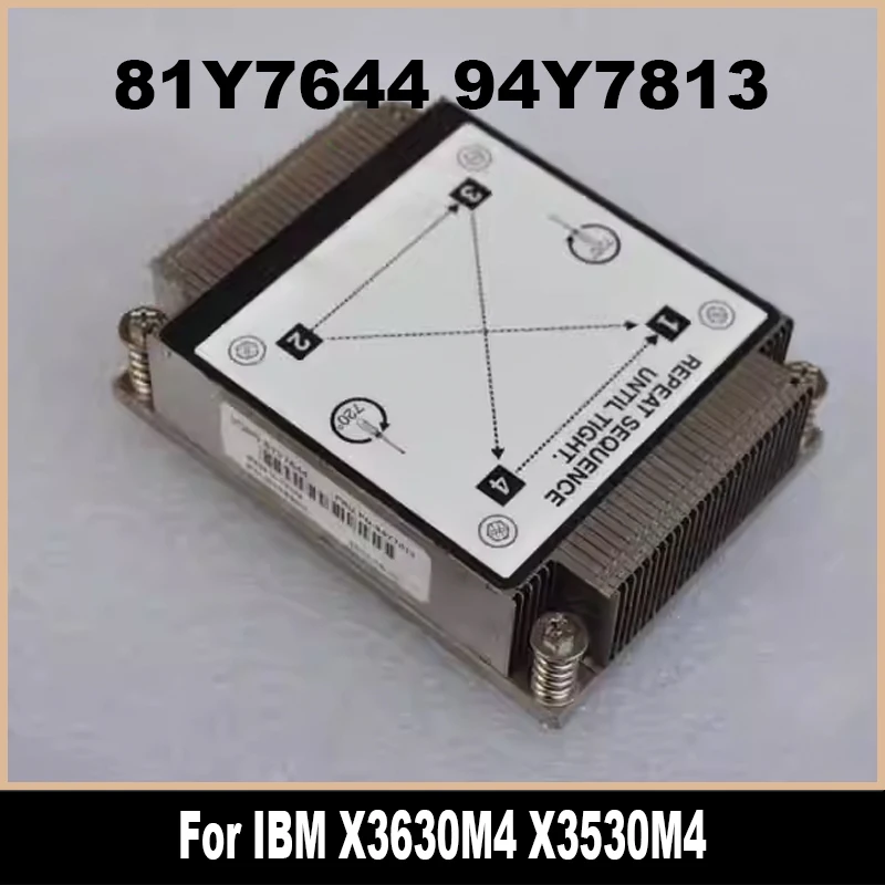 81Y7644 94Y7813 Оригинальный радиатор для процессора сервера IBM X3630M4 X3530M4 100%