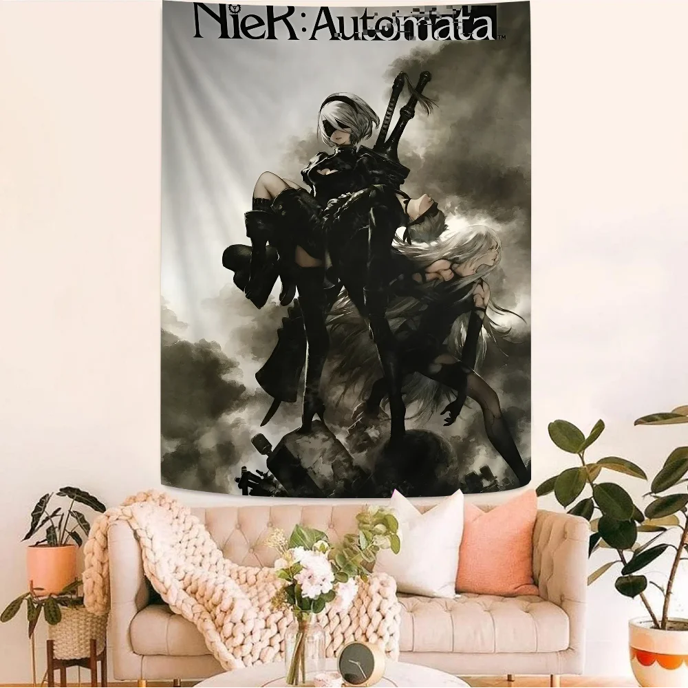N-NieR A-automata подвесной богемный гобелен дешевый хиппи настенный Мандала домашний