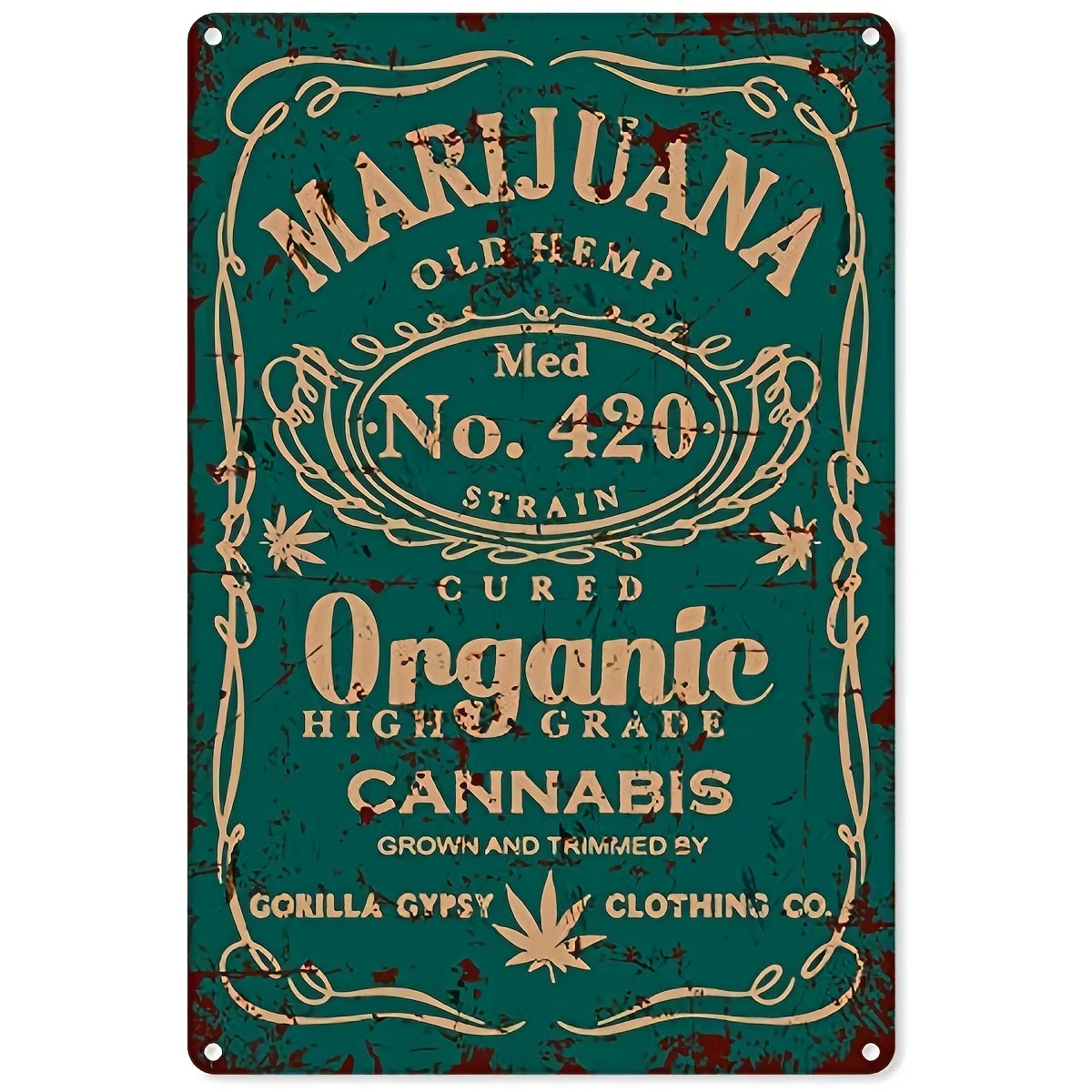 

unny Quote Vintage Metal Tin Sign Wall Decor, Retro Weed Tin Sign For Office/Home/Classroom Wall Decor Gifts, Gift For Women Men