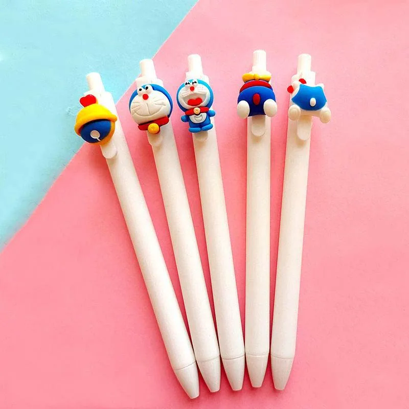 

5pcs/lot back to school cute pens stationary supplies pens for school 0.5mm kawaii pen cute school supplies gel pen stationery