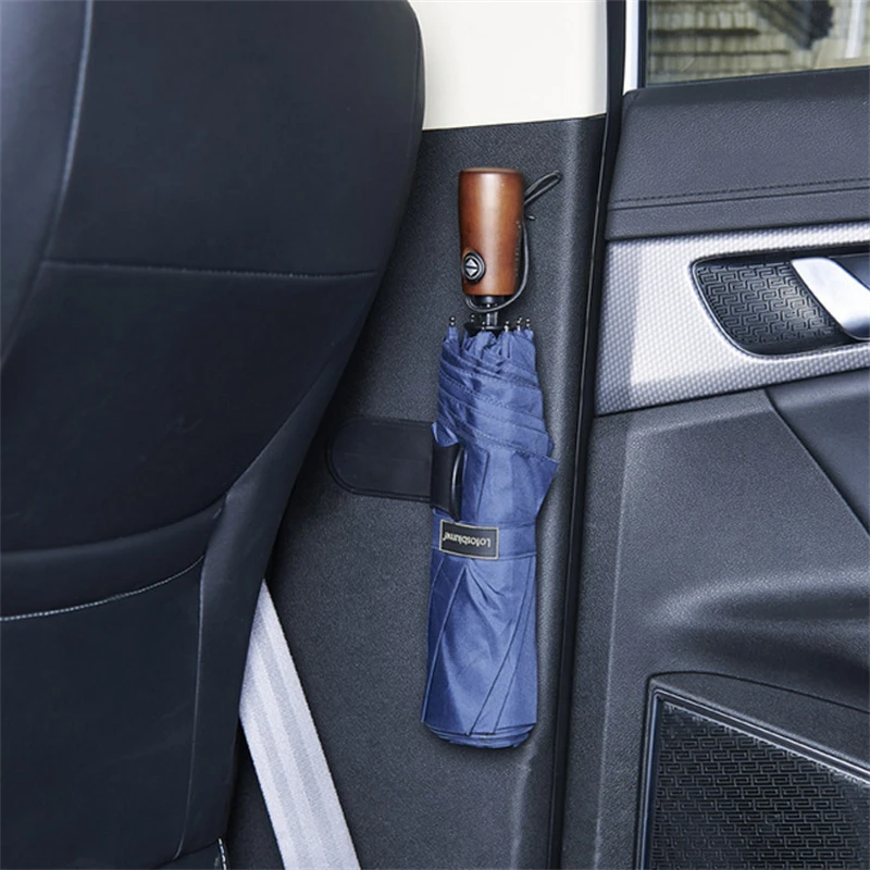 

2Pcs Multifunctional Paste Hook Up Car Trunk Mounting Bracket Umbrella Fixing Hook Clip Vehicle Universal Interior Accessories