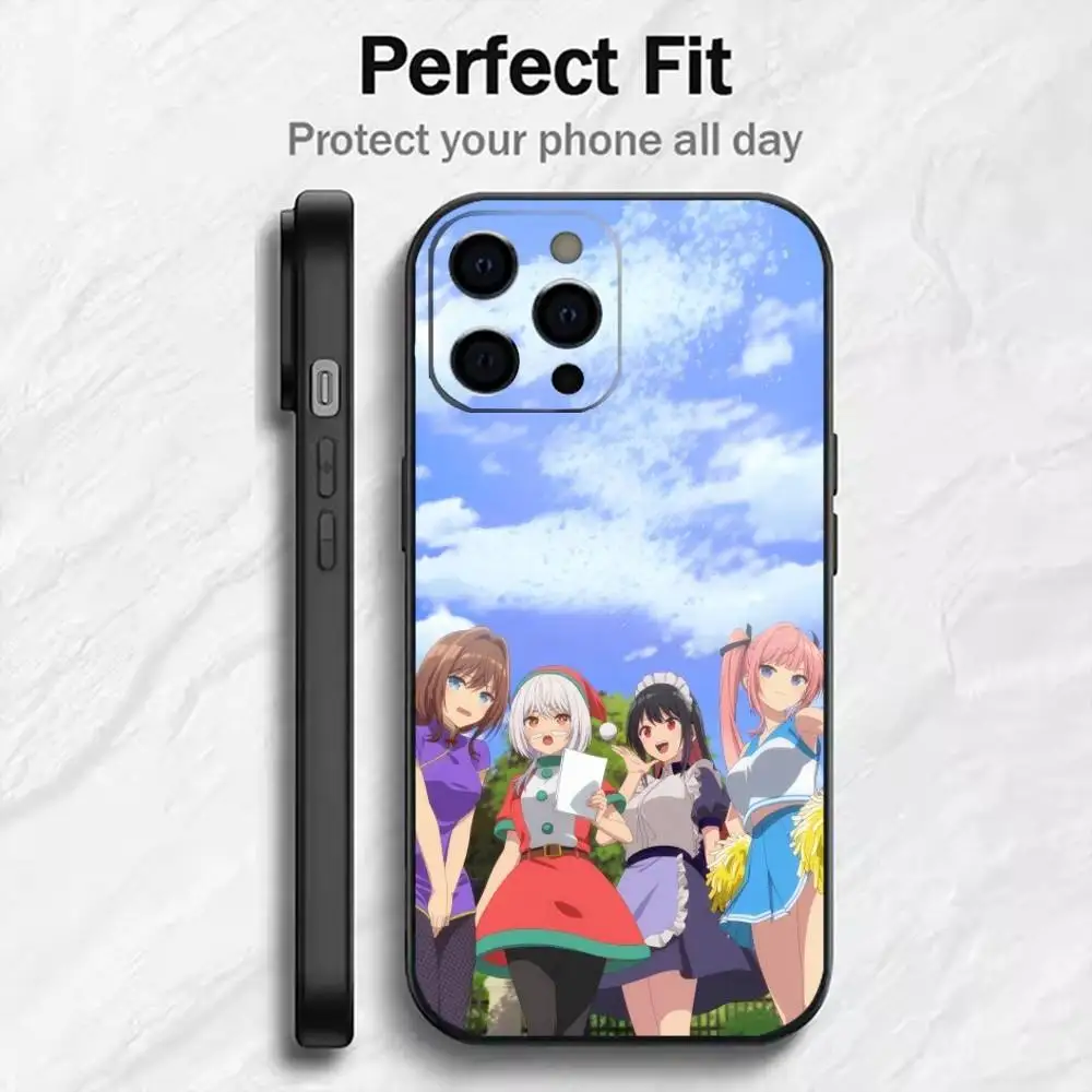 Фото Чехол для телефона H-Hoshimi Himakawa Anime M-Mayonaka Heart Tune для iPhone 17, 16, 15, 14, 13, 12 Plus, Max, мягкий силиконовый, черный №2