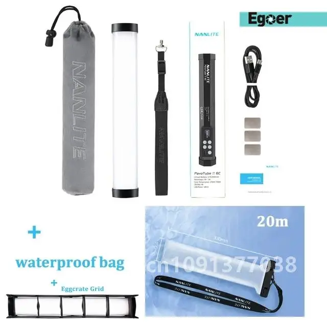 Nanlite PavoTube II 6C светодиодный RGB светильник портативный ручной для фотосъемки режим