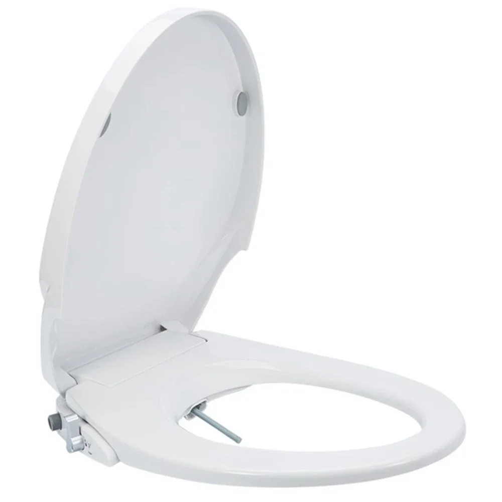 

Non-Electric Bidet Toilet Seat Elongated,Soft Closing Bidet Seat with Self-cleaning Dual Nozzles,Adjustable Spray Pressure,Easy