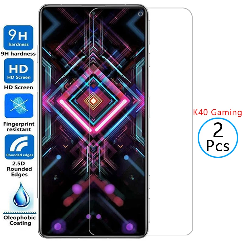 

Закаленное стекло для xiaomi redmi k40, игровое защитное стекло, протектор экрана для k40gaming film xiomi ksiomi readmi remi redme 9h