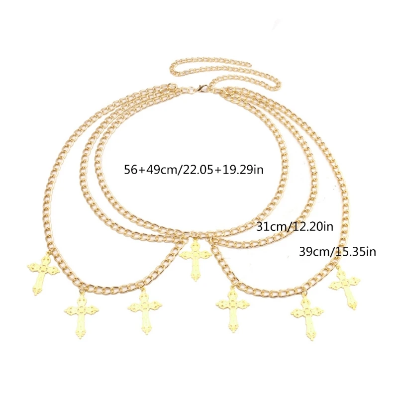 Цепочки для тела джинсов сценические выступления в стиле хип-хоп женщин и