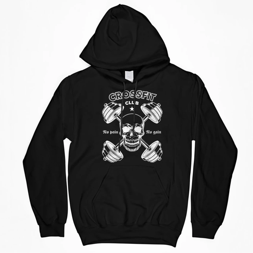 

COOLMIND cotton cool gym print men Hoodies Loose big size cotton crossfit mens hoodies tops men sweatshirts and hoodies CP0256