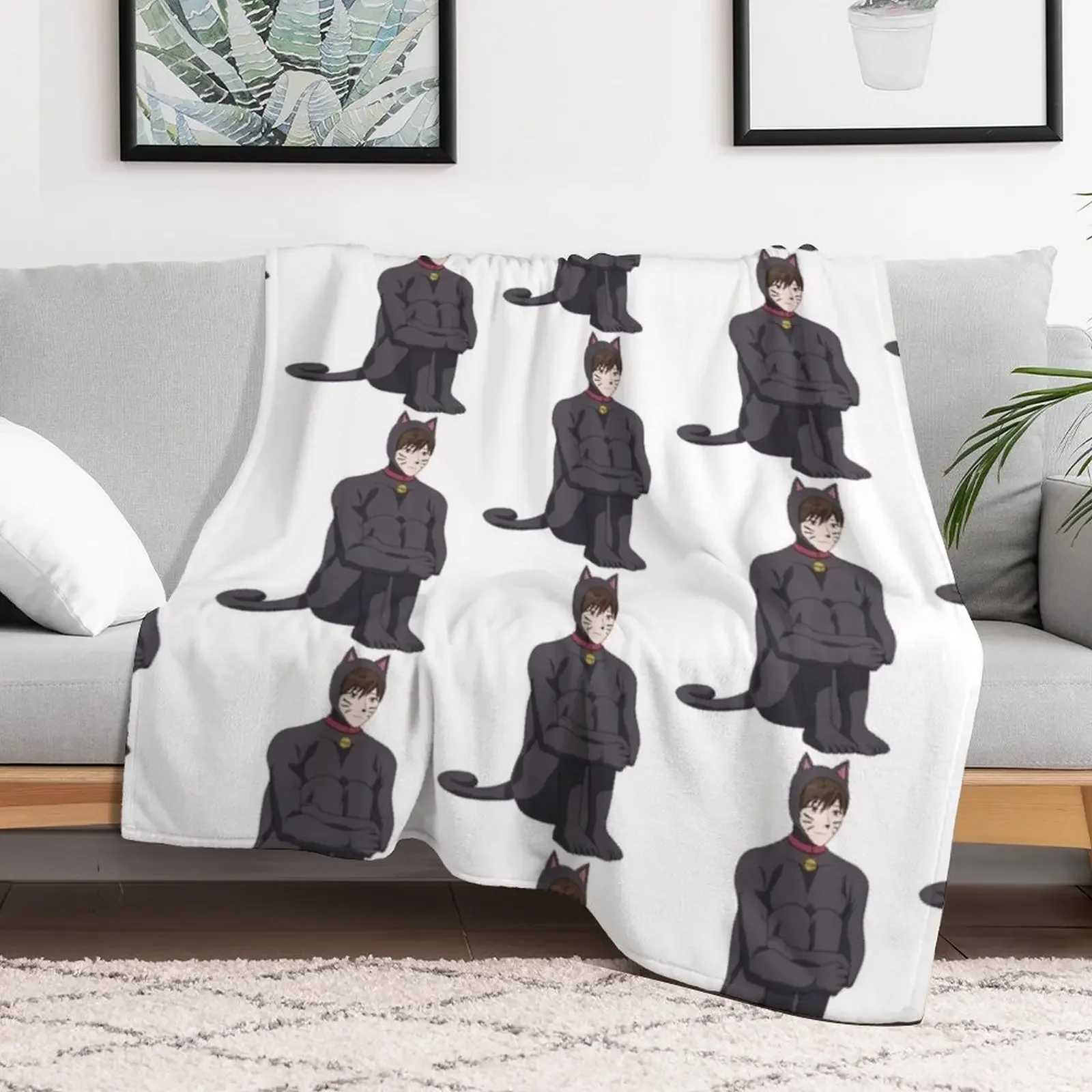 Жизненные уроки с Uramichi Oniisan-плед для костюма кошки декоративное покрывало мягкие