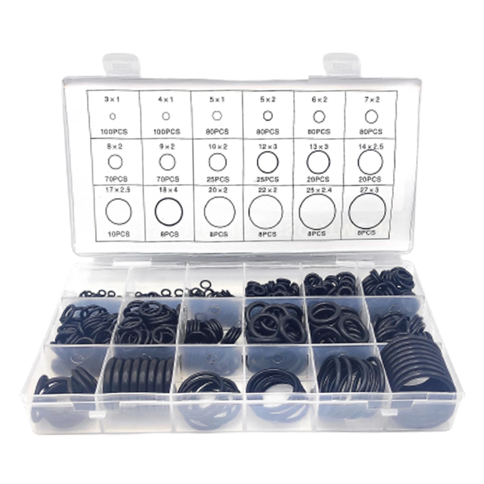 

Newest O-Ring Assortment Kit Washer Sealing Gasket Assortment Resist Heat Gasket Washer Repair Tool Kit Faucet Parts