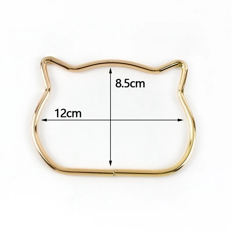 1Pc Round D-shaped Wooden Bag Handle Metal Ring Handbag Handles Replacement DIY Purse Luggage Handcrafted Accessories bag making