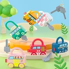 Детская обучающая игрушка Монтессори с ключами, ключами и подсчетом