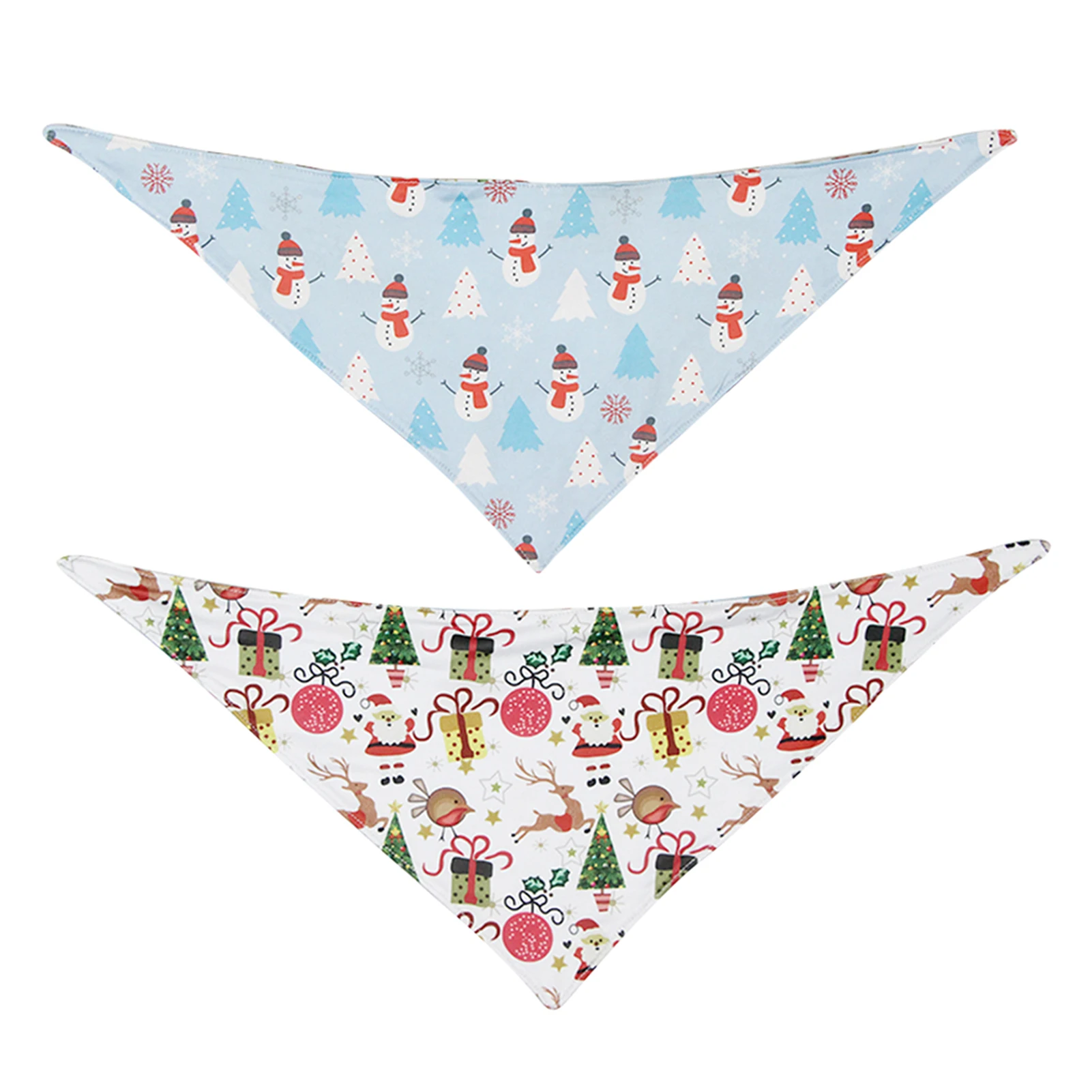 

Бандана для собак моющаяся двухслойная с принтом, 2 шт.