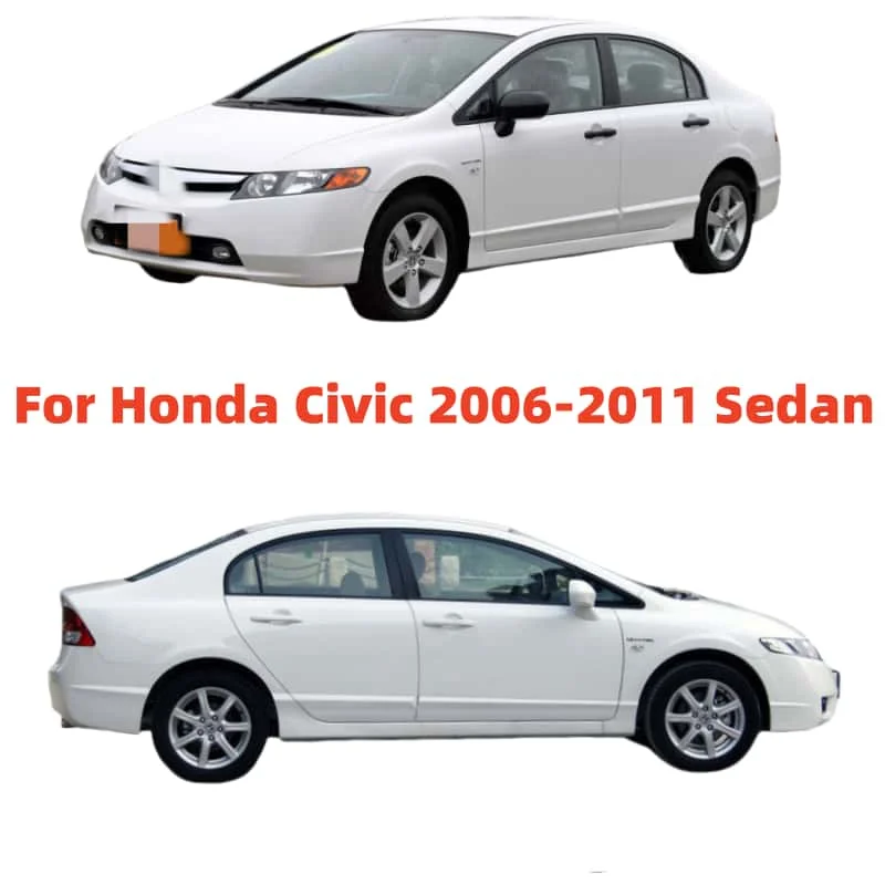 Фото Для Honda CIVIC 2006, 2007, 2008, 2009, 2010, 2011, седан, оконный козырек от дождя, солнцезащитный козырек, тент, навес, дождевик №2