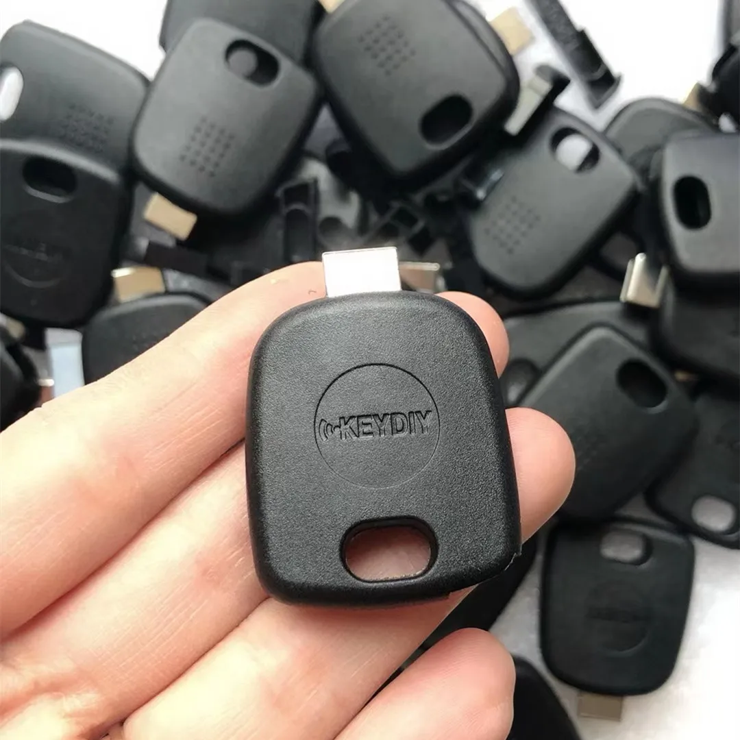 

100pcs/lot Universal Transponder Car Key Shell Case KD/VVDI Blades Head with Chip Holder Universal Car Key Casing
