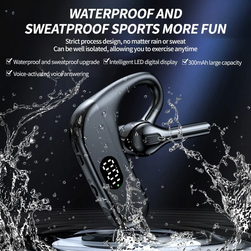 Беспроводные наушники Bluetooth 5 0 водонепроницаемые спортивные наушники-вкладыши с