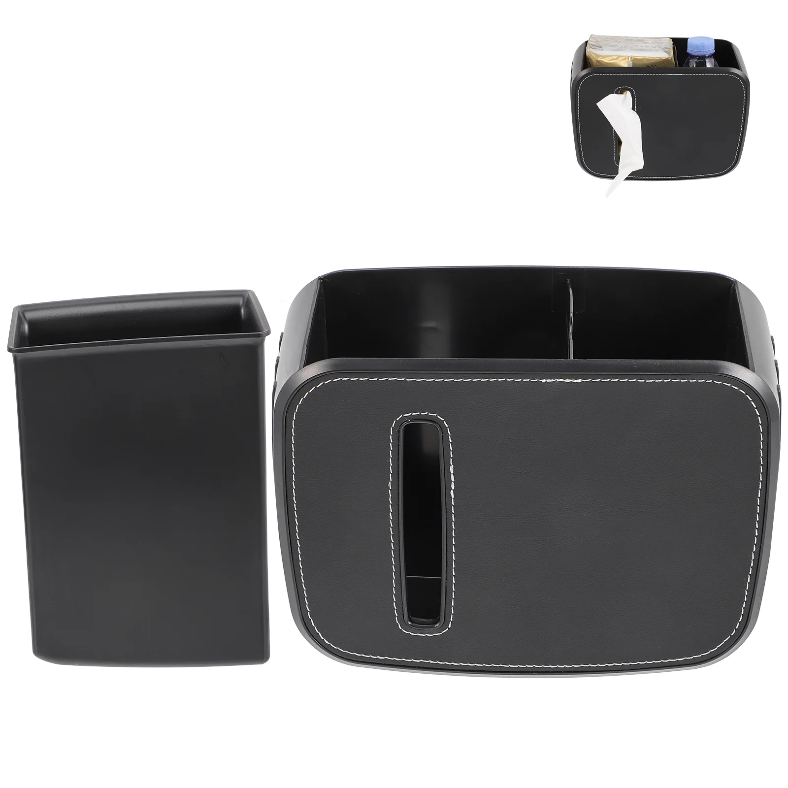 

Detachable Portable Automotive Organizer Garbage Bin For Car Backseat Organizer Car Garbage Bin