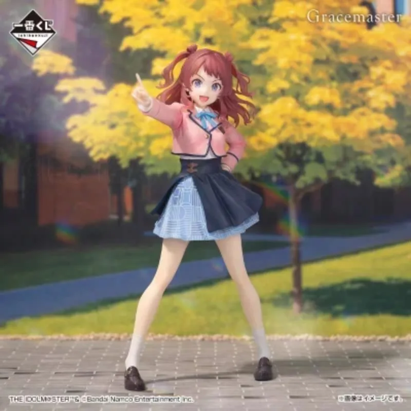 Фото Оригинальный BANDAI Ichiban Kuji School Idolmaster Part2 A Award Saki Hanami 1/7, масштаб Gracemaster, украшения, фигурка, модель, игрушки, подарки №5