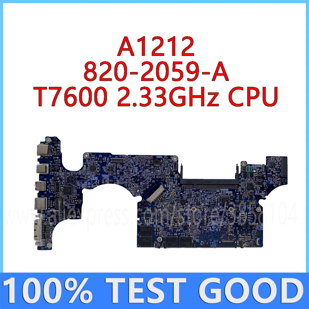 For A1212 Logic Board Macbook Pro 17" With T7600 2.33GHz CPU 820-2059-A 661-4235 Motherboard | Laptop Repair Components