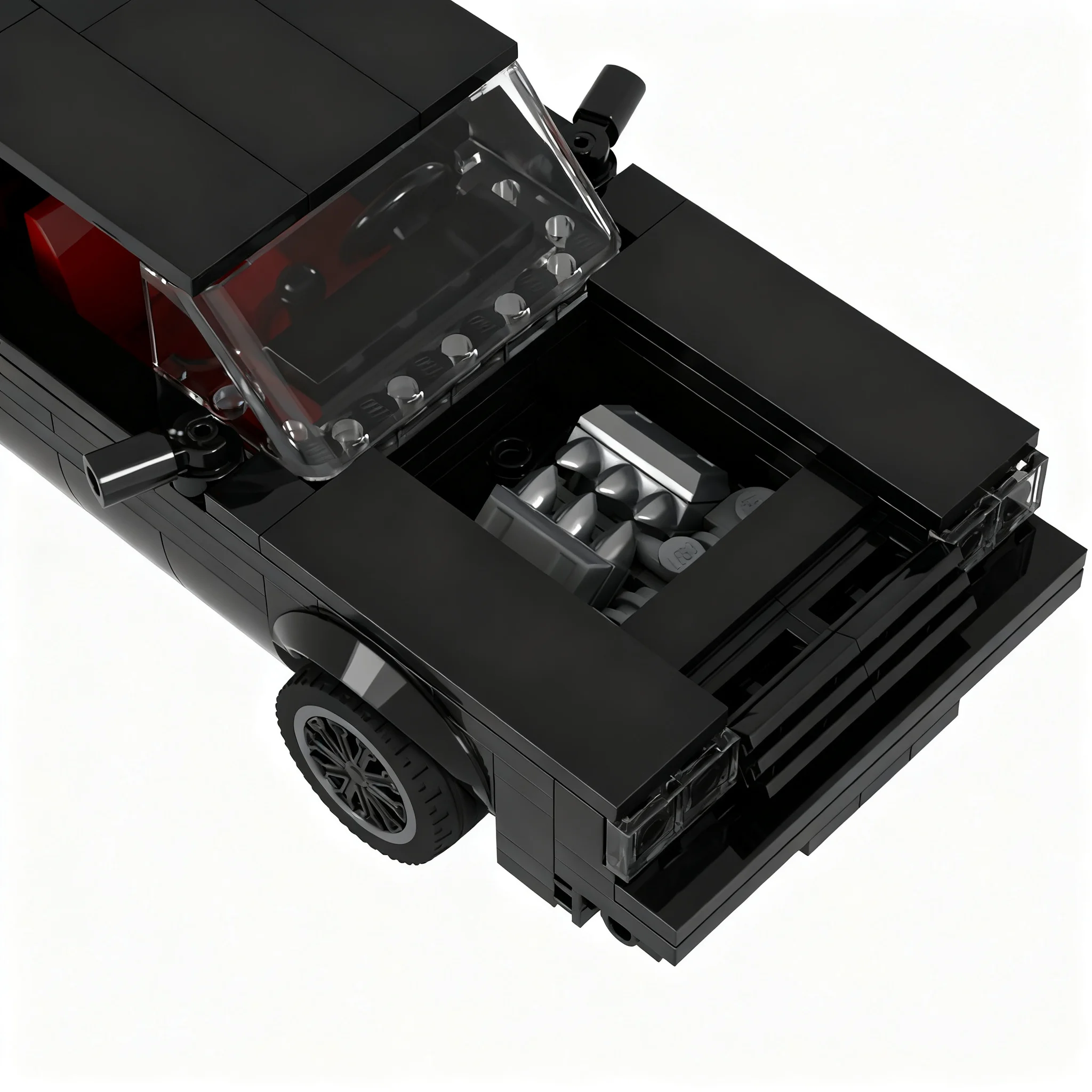 Фото 369 деталей MOC City Champions Buick GNX 8wide MOD, конструктор, развивающая игрушка, подарок на день рождения и Рождество №3