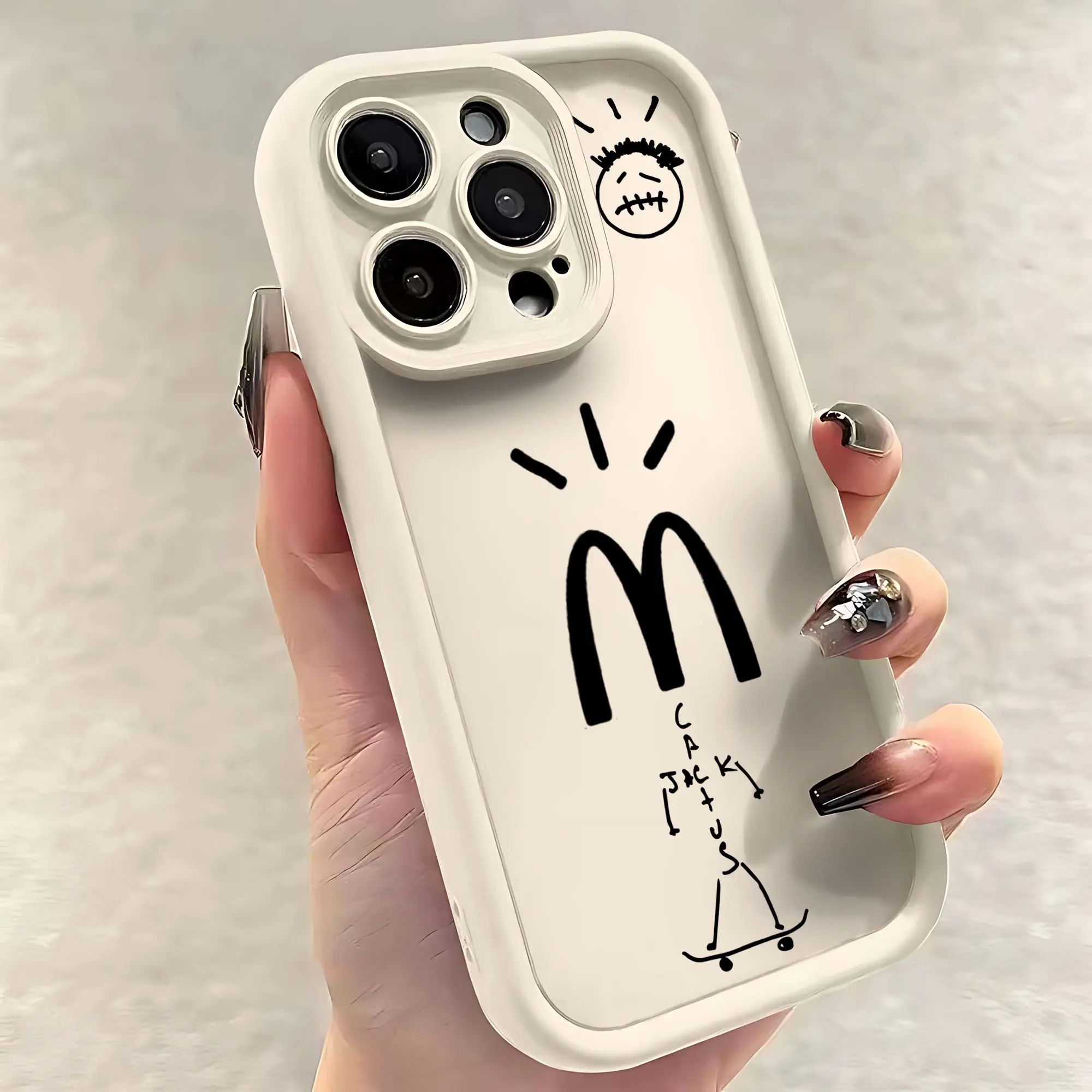 Роскошный чехол для телефона с тревисом Скоттом КАКТУСОМ Джеком Samsung S24 S23 S22 S21 S20