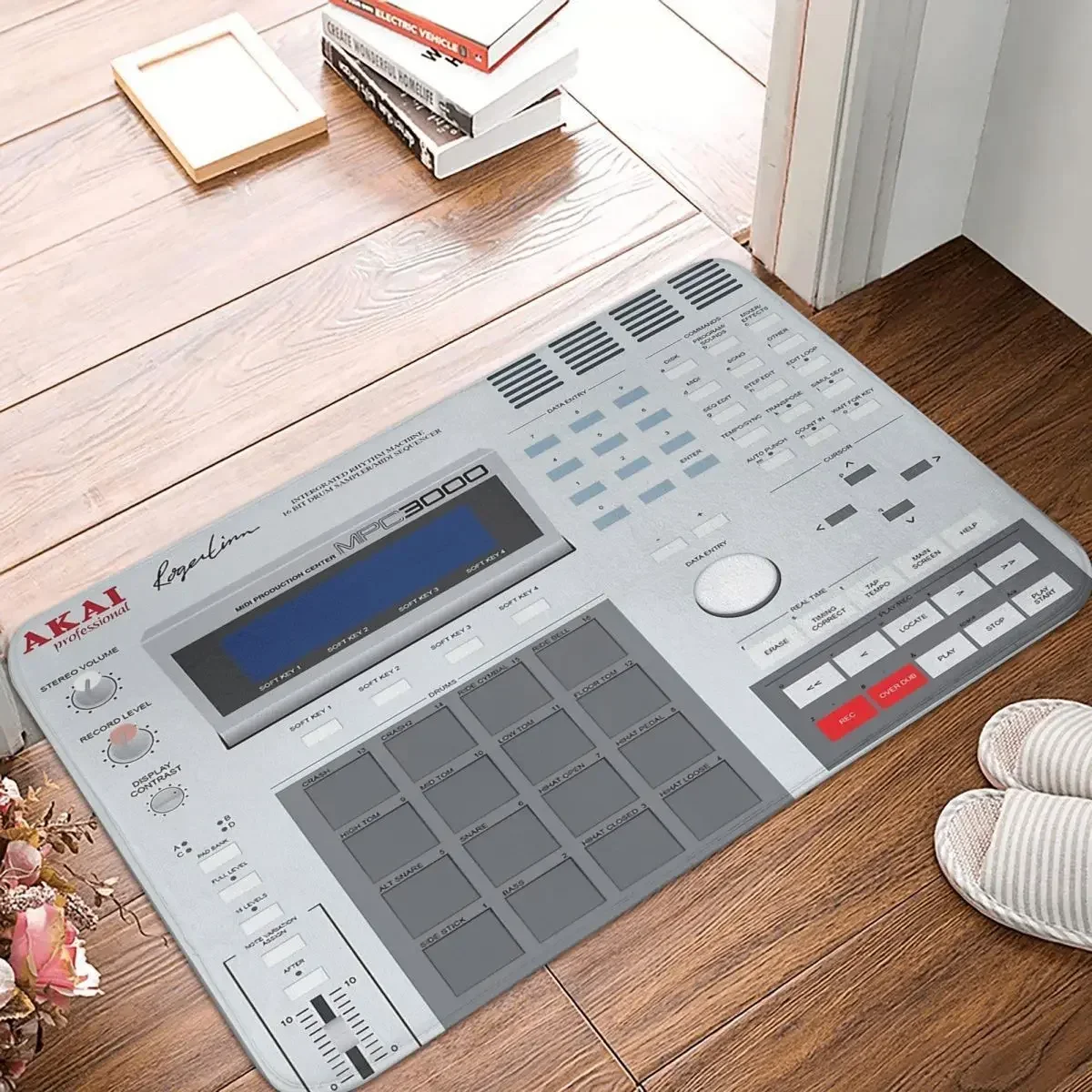 Коврик-ковер AKAI MPC 3000 напольные коврики из полиэстера ретро для ванной домашний