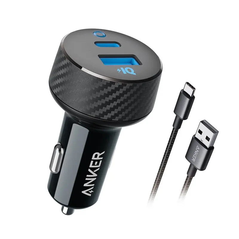 

For PowerDrive C2 27W USB-C Car Charger Combo with USB- A- C 6ft cable
