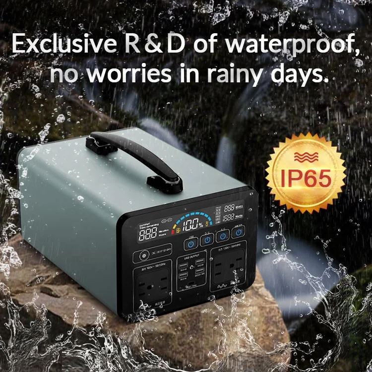 

Литиевый генератор с быстрой зарядкой, 300 Вт, перезаряжаемая портативная электростанция с солнечной панелью