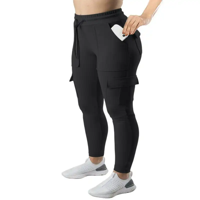 

Womens Stretch Tapered Joggers with Pockets Drawstring Jogging Hiking Pants