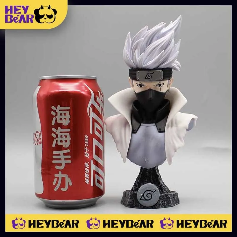 

15cm Naruto Hatake Kakashi Anime Figure Namikaze Minato Gk Bust Statue Figurine Doll Desk Decoration Collectible Model Toys Gift