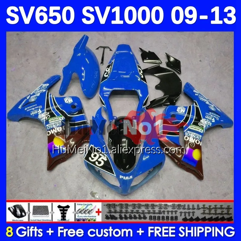 

SV1000S For SUZUKI SV650S SV650 SV1000 S 197No.50 SV 650S 1000S 03 09 10 11 12 13 2009 2010 2011 2012 2013 Fairing JOMO Blue