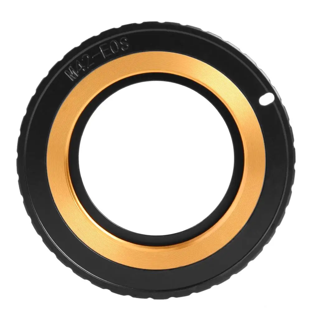 

M42-EOS Adapter Ring Camera Mount Adapter Electronic Chip Accuracy Flexible Quick Comprehensive 3 AF Confirm Copper