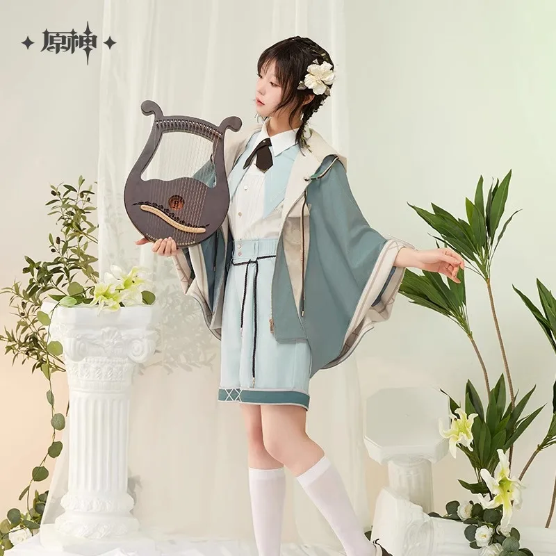 Mihoyo【подлинный ударопрочный официальные шорты venti Aeolus Wind Of God короткие брюки
