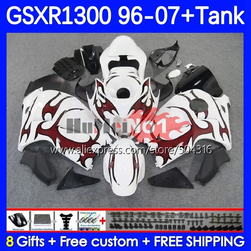 

Hayabusa For SUZUKI GSXR 1300 CC GSXR-1300 28No.23 GSXR1300 96 97 98 99 00 01 2002 2003 2004 2005 2006 2007 Fairing red flames