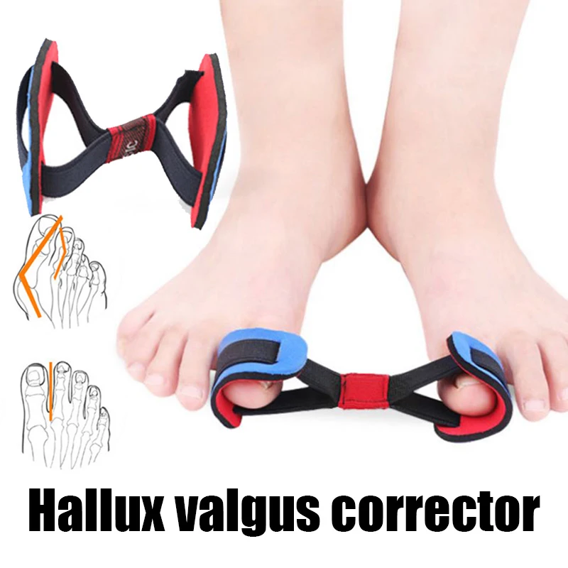 

Hallux Valgus Corrector Belt Big Toe Exercise Training Strap Toe Separator Elastic Stretcher Separator Foot Care Pedicure Tool