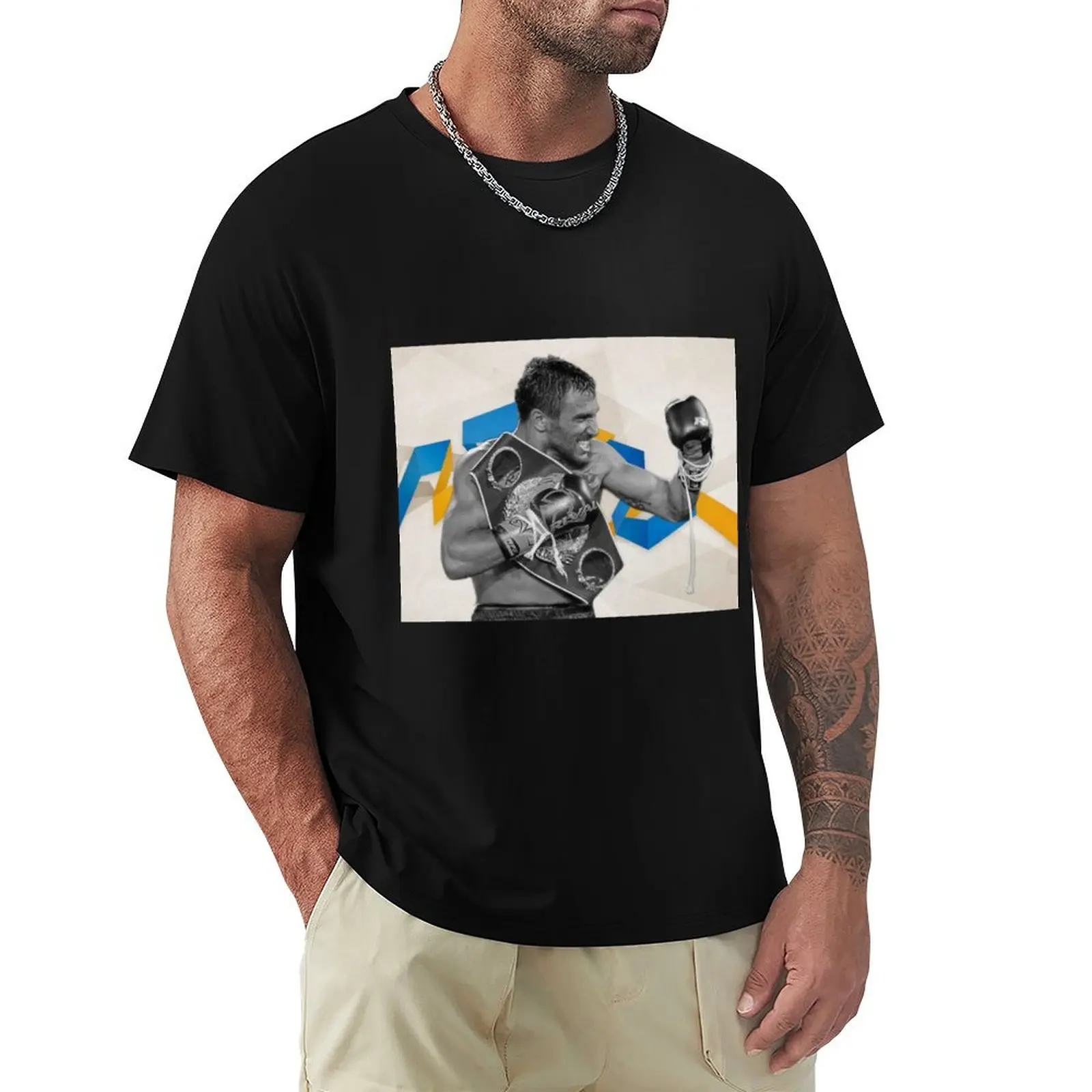 Футболка Ломченко-истребитель по индивидуальному заказу синие архивные