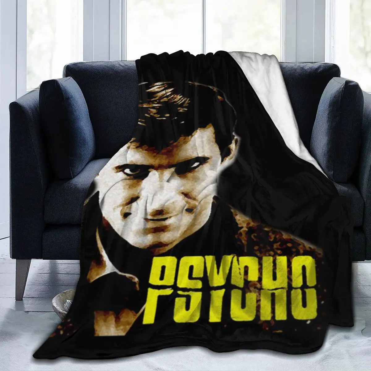 Psycho-Norman Bates Ультрамягкое одеяло из микрофлиса