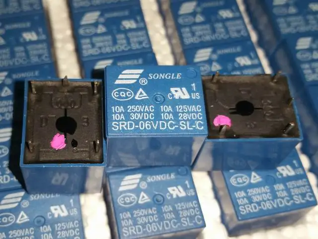 New SRD-03V/5V/6V/12V/24VDC-SL-C SRD-12V/5VDC-SD-C (T73-1C) Relay 5pins |