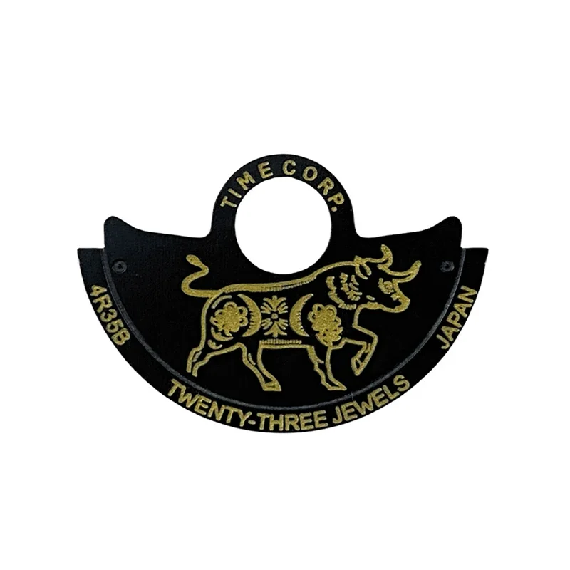 Черный Металлический патч для автоматического молоткового ротора NH35 NH36 подходит