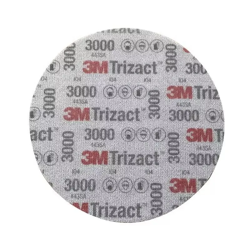 3m Trizact 6 Inch Circular Sandpaper 3000 Grit Automotive Sanding Abrasive Disc 150mm Putty Pyramid Sand Paper For Car Grinding
