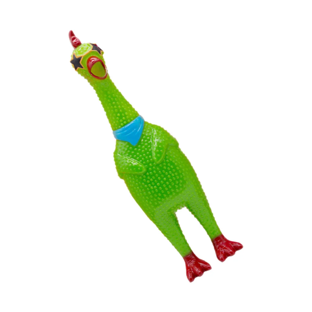 

Screaming Chicken Party Favor Kids Playthings Puppy Chew Toys Squeeze Funny Child Baby
