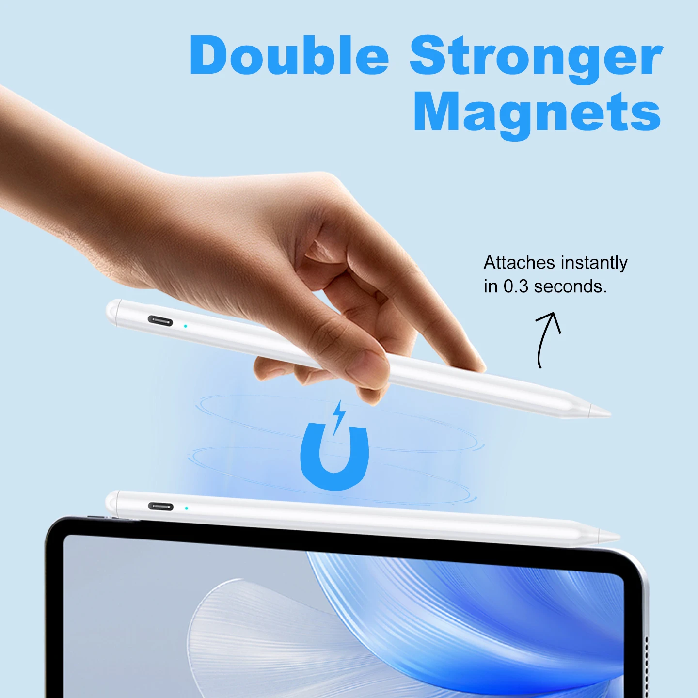 Фото Стилусы для Apple Pencil для iPad A16 2025 Pro 12.9 Air 13 11 M3 M4, стилус 10-го поколения 10.9 Air 4 5 Mini 6 7 8-го поколения 10.2 №5
