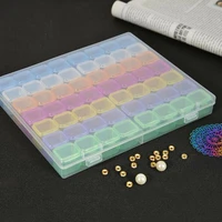 56 grids diamond painting storage boxes bead organiser tray art beads embroidery jewelry storage container holder box case