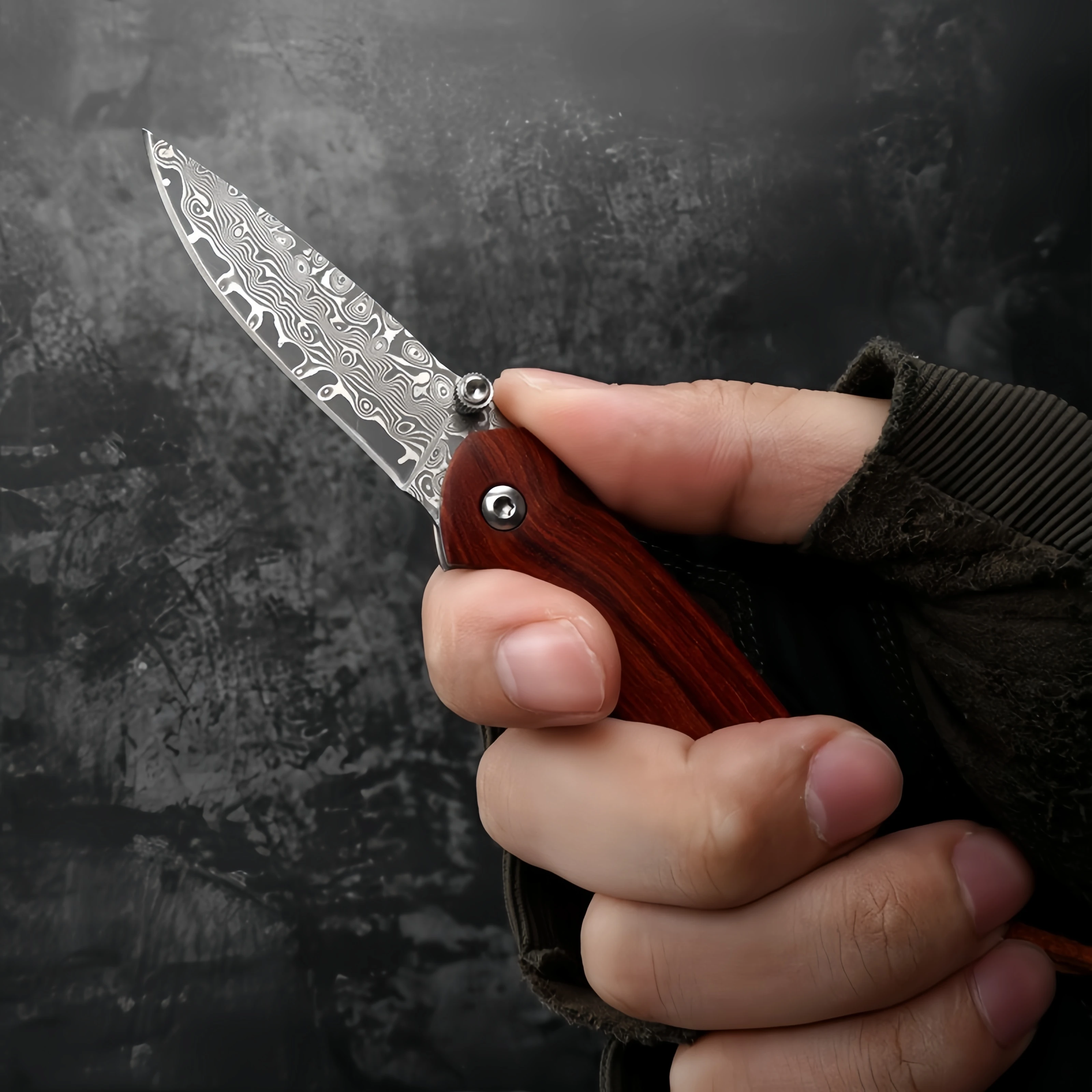 Новое поступление складной тактический карманный мини-нож из дамасской стали с