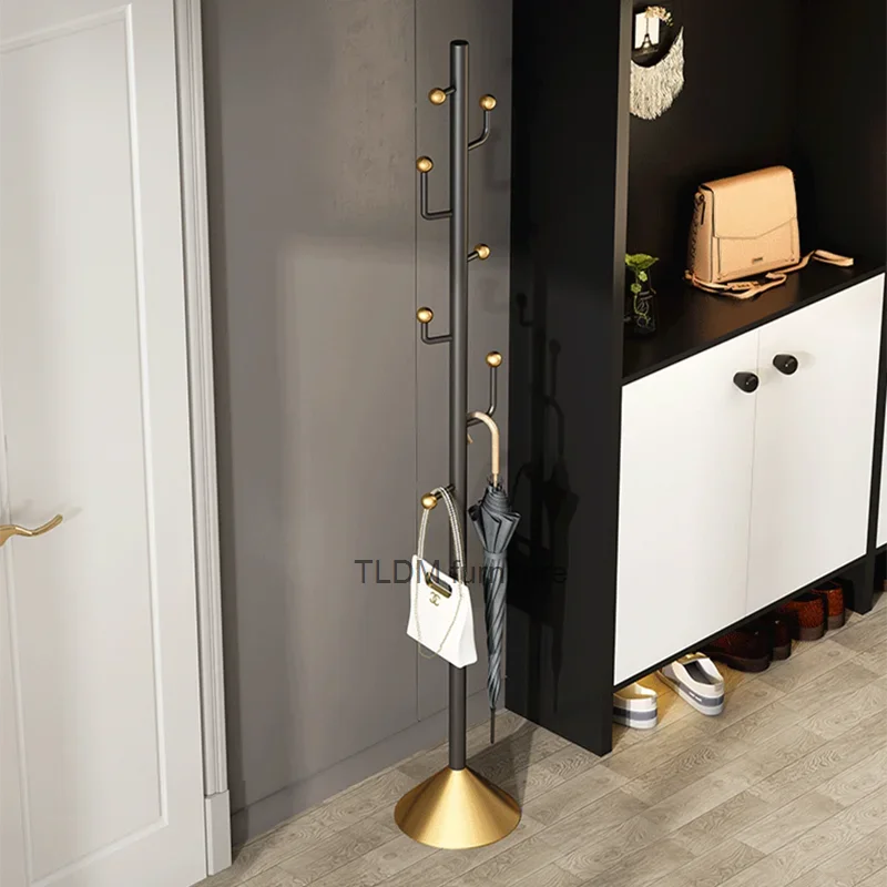 Вешалка для прихожей металлическая вешалка пальто стойка одежды