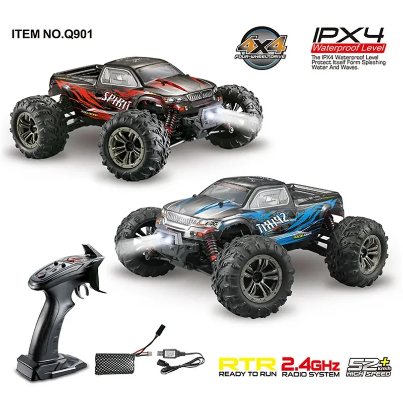 

Car Remote 52km/h Xinlehong Max Motor Toys Rc Speed Car Off-road Kid's Adult Control Toys Brushless