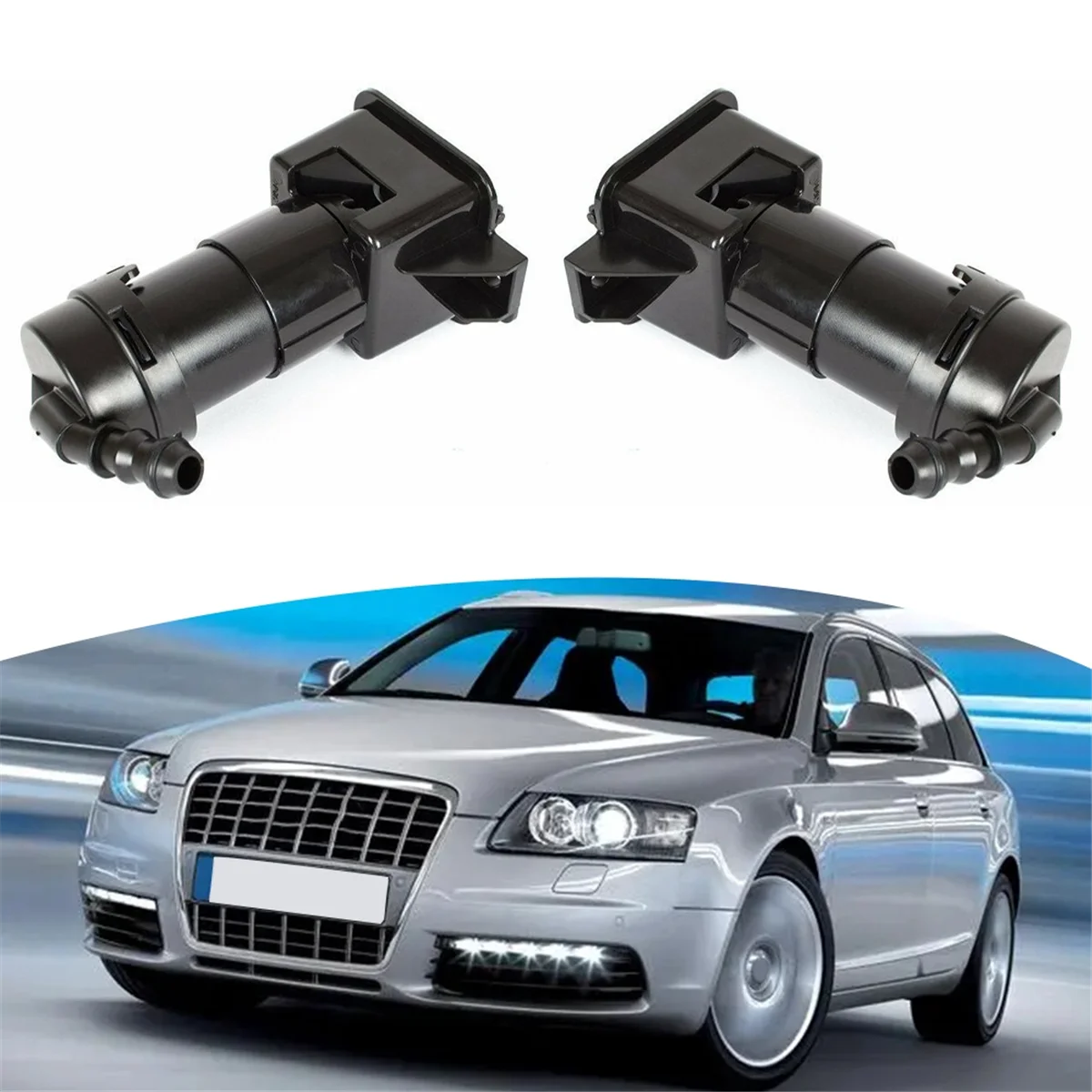 Автомобильная передняя левая и правая форсунка омывателя фар 4F 0955101 /02 8D для Audi C6 A6