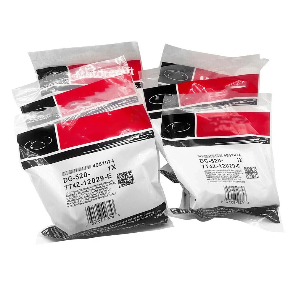 Высококачественные катушки зажигания DG520 DG-520 7T4Z-12029-E 7T4Z12029E для Lincoln Mercury 2007-2013 3 5/3 7L