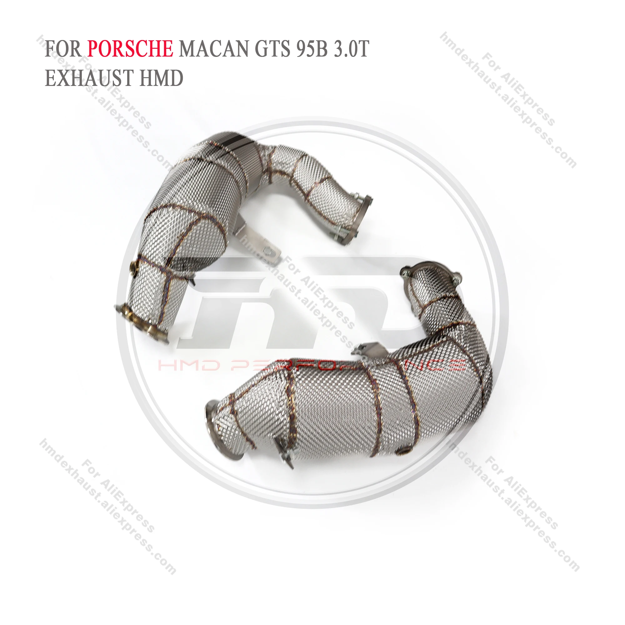 HMD выхлопная система с высоким потоком для выпускной трубы Porsche macan GTS 95B 3 0 T