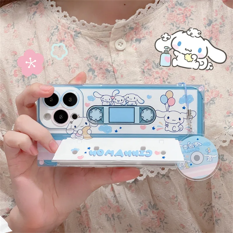 

Sanrio Kawaii Hello Kitty чехол для телефона Cinnamoroll My Melody мультфильм милый Iphone 14 чехол для Iphone 13 12 Мягкий защитный чехол подарок