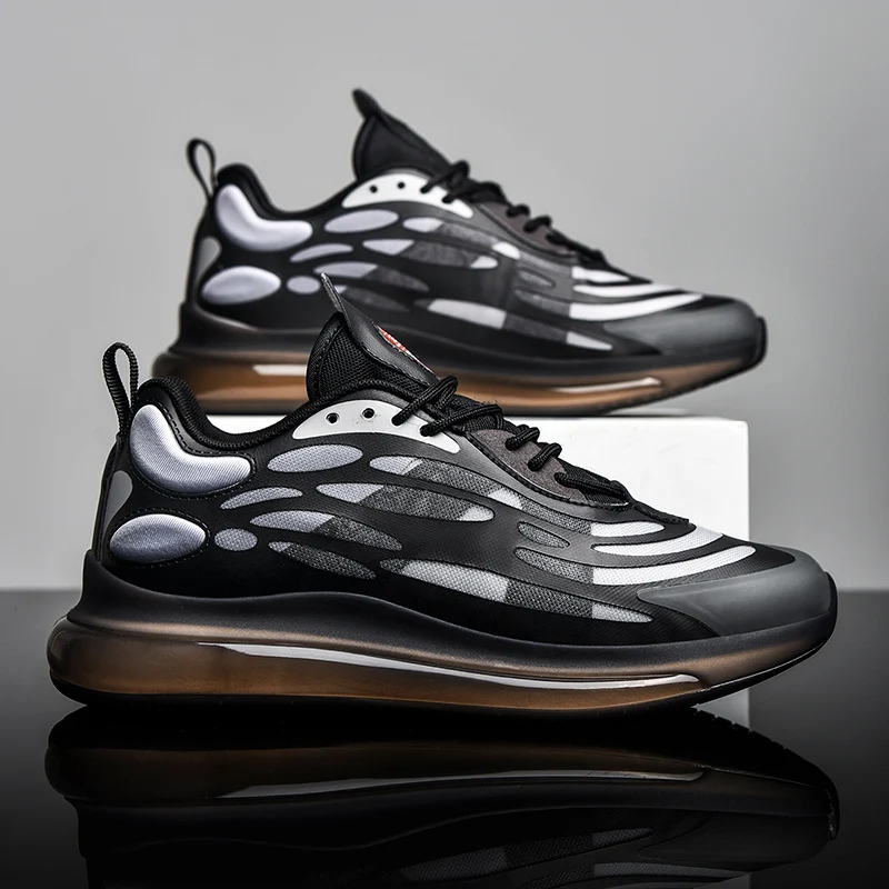 

Man Jogging Shoes Professional Marathon Running Shoes for Man Athletics Sneakers Black White Sports Shoes Male Mesh Gym Shoes